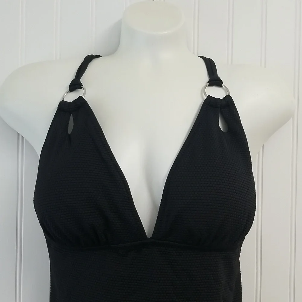 Live Life On The Beach One Piece Swimsuit Black